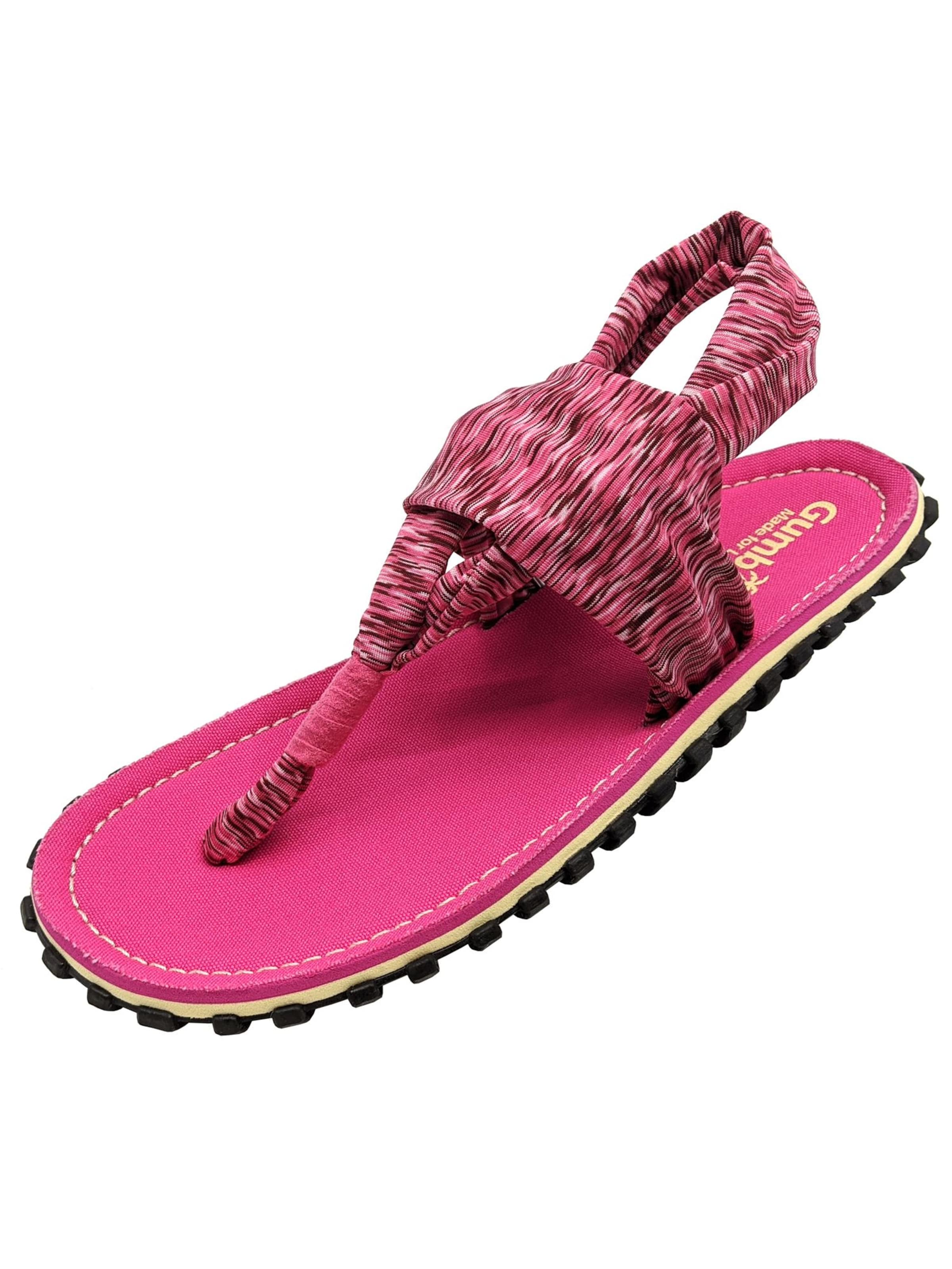 Gumbies T-Bar Sandals 'Gumbies Slingbacks' in Pink: front