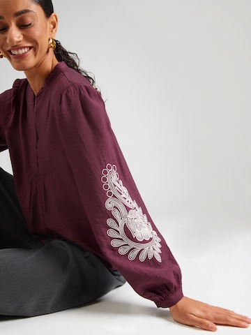 ONLY Bluse 'ONLKana' i rød