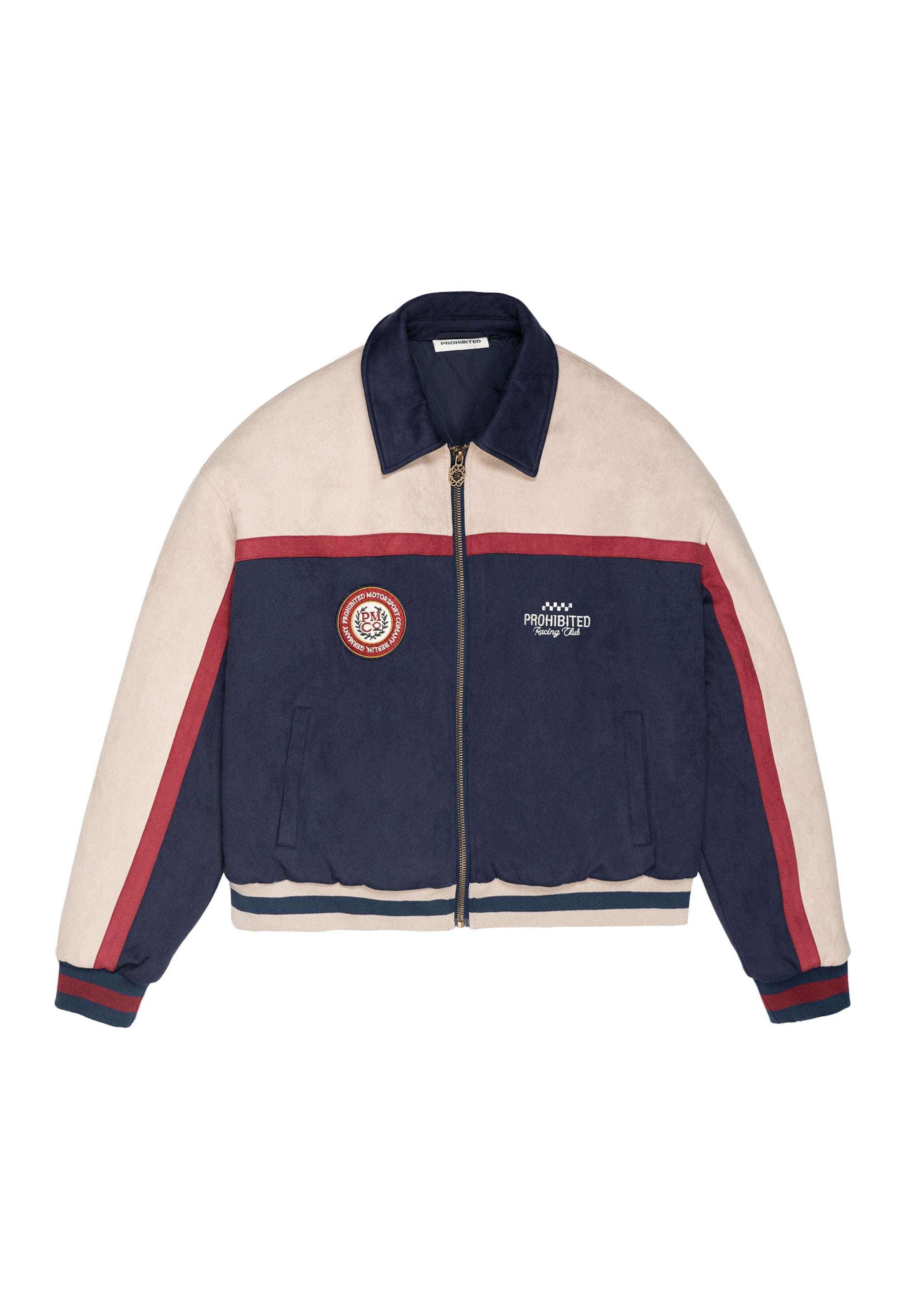 Prohibited Jacke 'Club' in Blau: Vorderseite