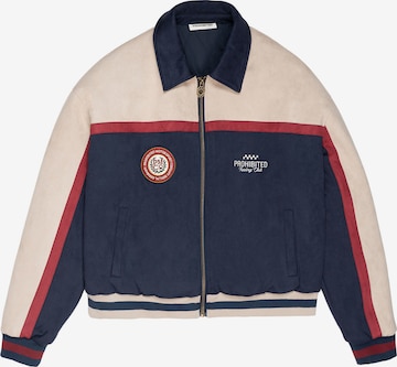 Prohibited Tussenjas 'Club' in Blauw: voorkant