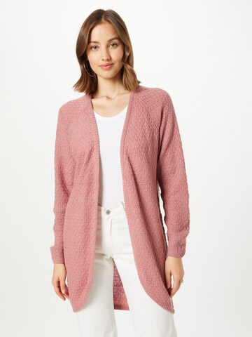 Cardigan ICHI en rose : devant