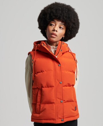 Superdry Vest 'Vintage Everest' in Orange: front