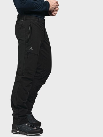 Schöffel Regular Outdoor Pants 'Koper1' in Black