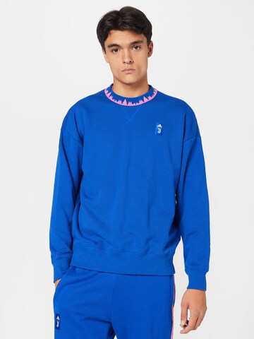 ADIDAS PERFORMANCE Sportsweatshirt 'Juventus Lifestyler Crew' in Blau: predná strana