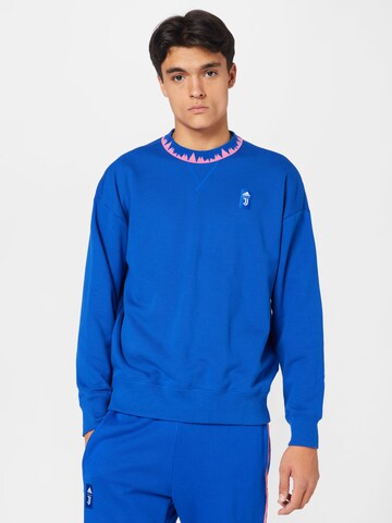 ADIDAS PERFORMANCE - Camiseta deportiva 'Juventus Lifestyler Crew' en azul: frente