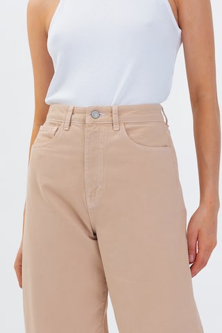 Aligne Loosefit Jeans in Beige