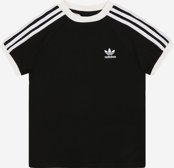 ADIDAS ORIGINALS Shirt in Black: front