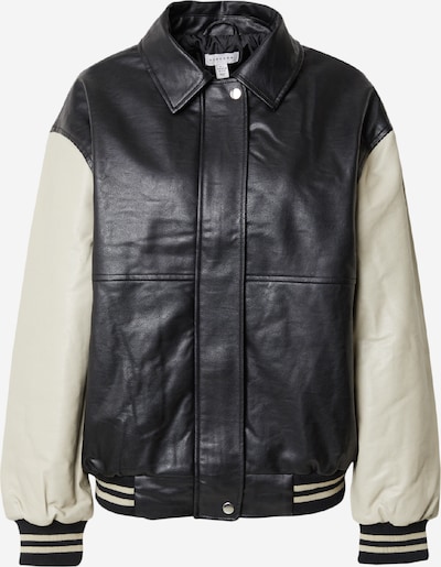 TOPSHOP Jacke in beige / schwarz, Produktansicht