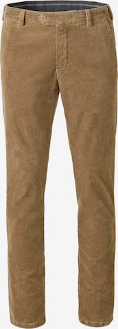 MEYER Chino trousers in Brown: front
