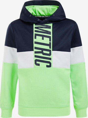 Sweat WE Fashion en vert : devant