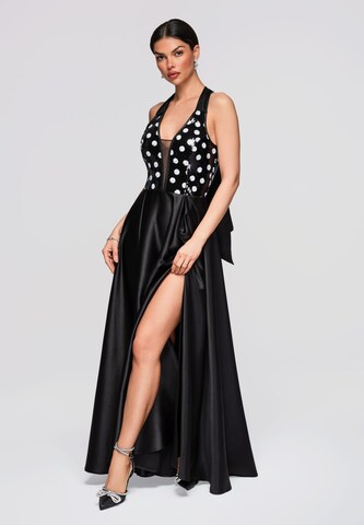 Robe de soirée Ombre en noir