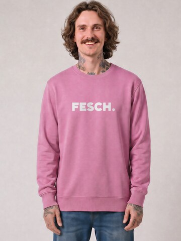 Watapparel Sweatshirt 'Fesch' in Roze: voorkant
