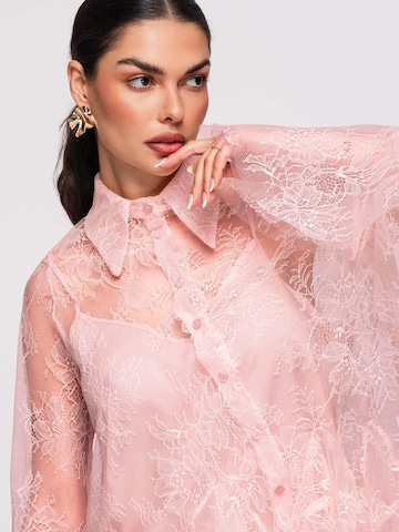 Ombre Blouse in Pink