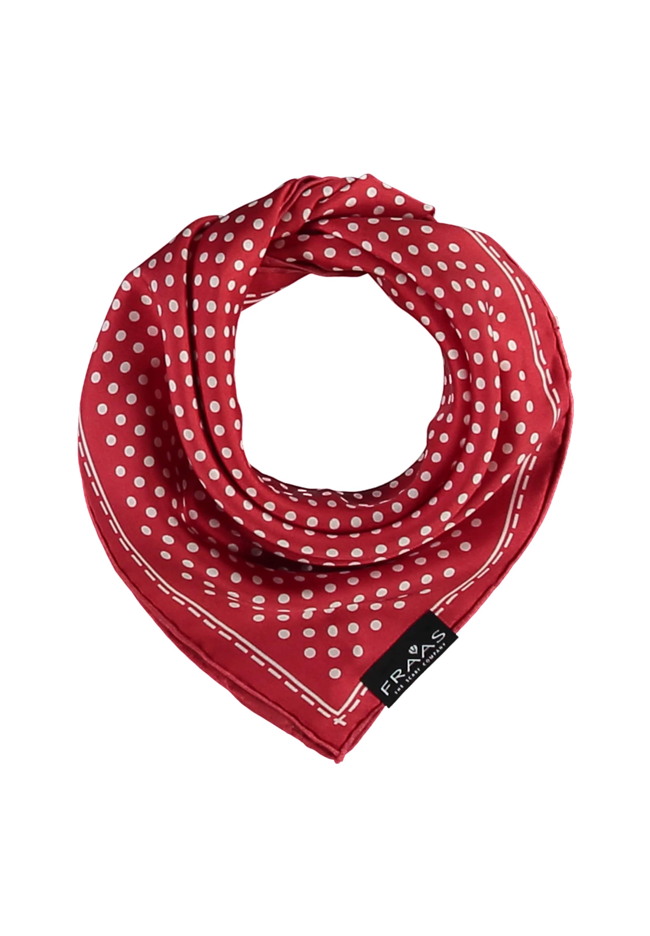 FRAAS Tuch in Rot: Vorderseite
