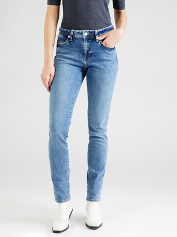 Mavi Skinny Jeans in Blue: front