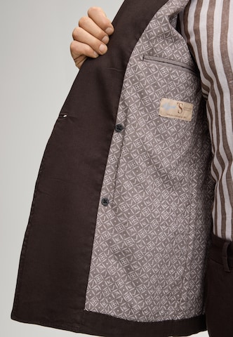 Coupe slim Veste de costume ' Heazy ' JOOP! en marron