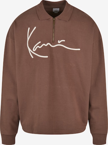 Karl Kani - Sweatshirt em castanho: frente