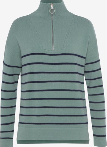 BRUNO BANANI Pullover in Grün: predná strana