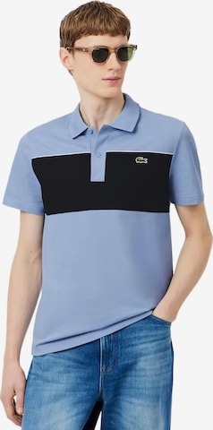LACOSTE - Camiseta 'Polo lacoste azul regular fit colour block shirt' en azul: frente