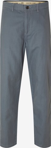 Loosefit Pantalon chino SELECTED HOMME en gris : devant