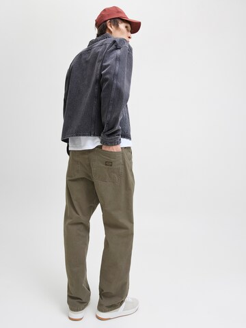 JACK & JONES Wide Leg Hose 'JPSTALEX EMBER' in Grau