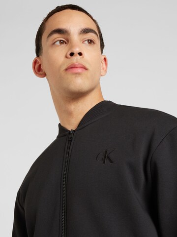 Calvin Klein Jeans - Sudadera con cremallera en negro