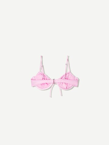 BershkaT-shirt Bikini - roza boja