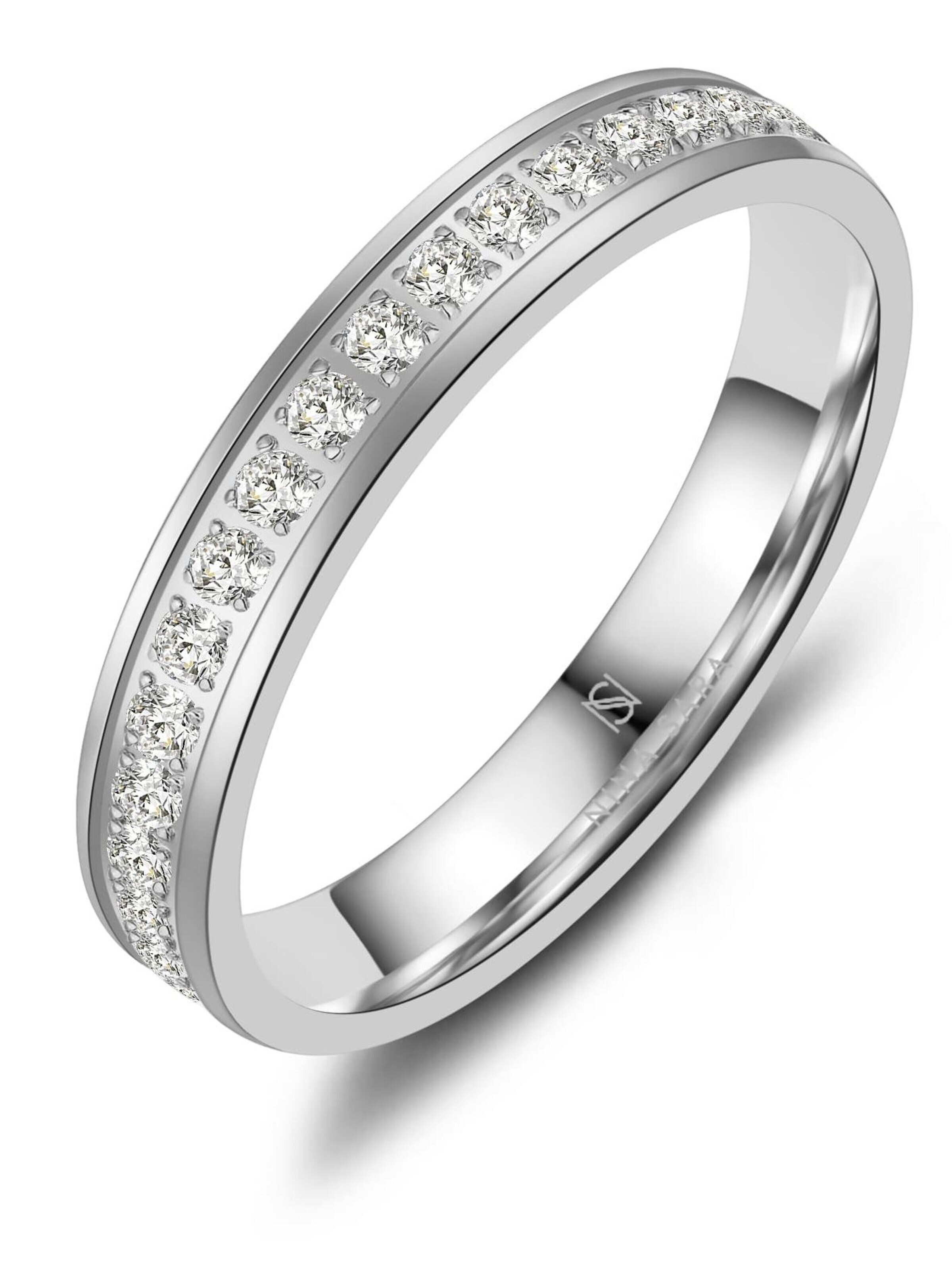 Anello 'MARRYA NS-10 Ehering aus Edelstahl' di MARRYA in argento: frontale