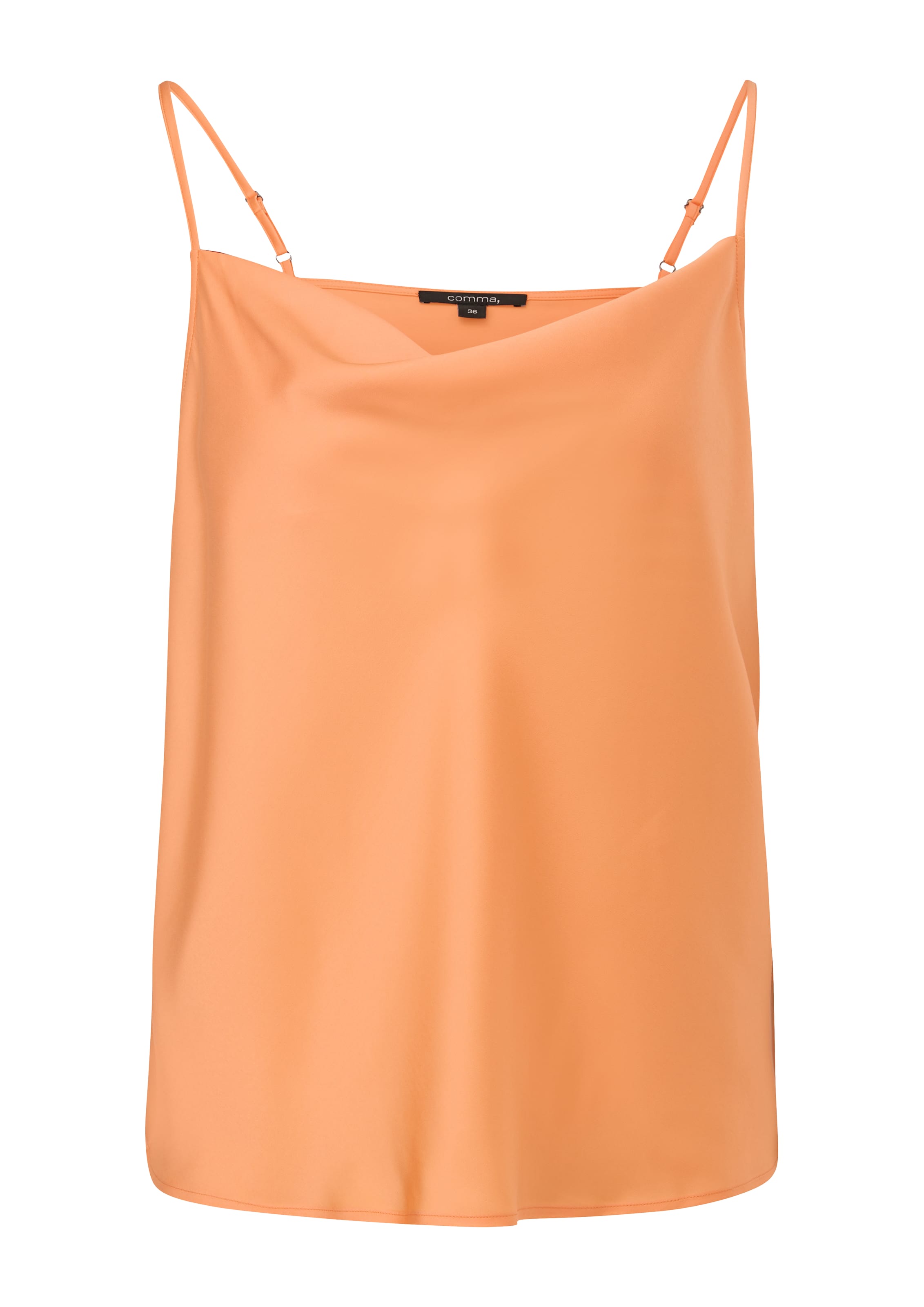 COMMA Bluse in Orange: Vorderseite