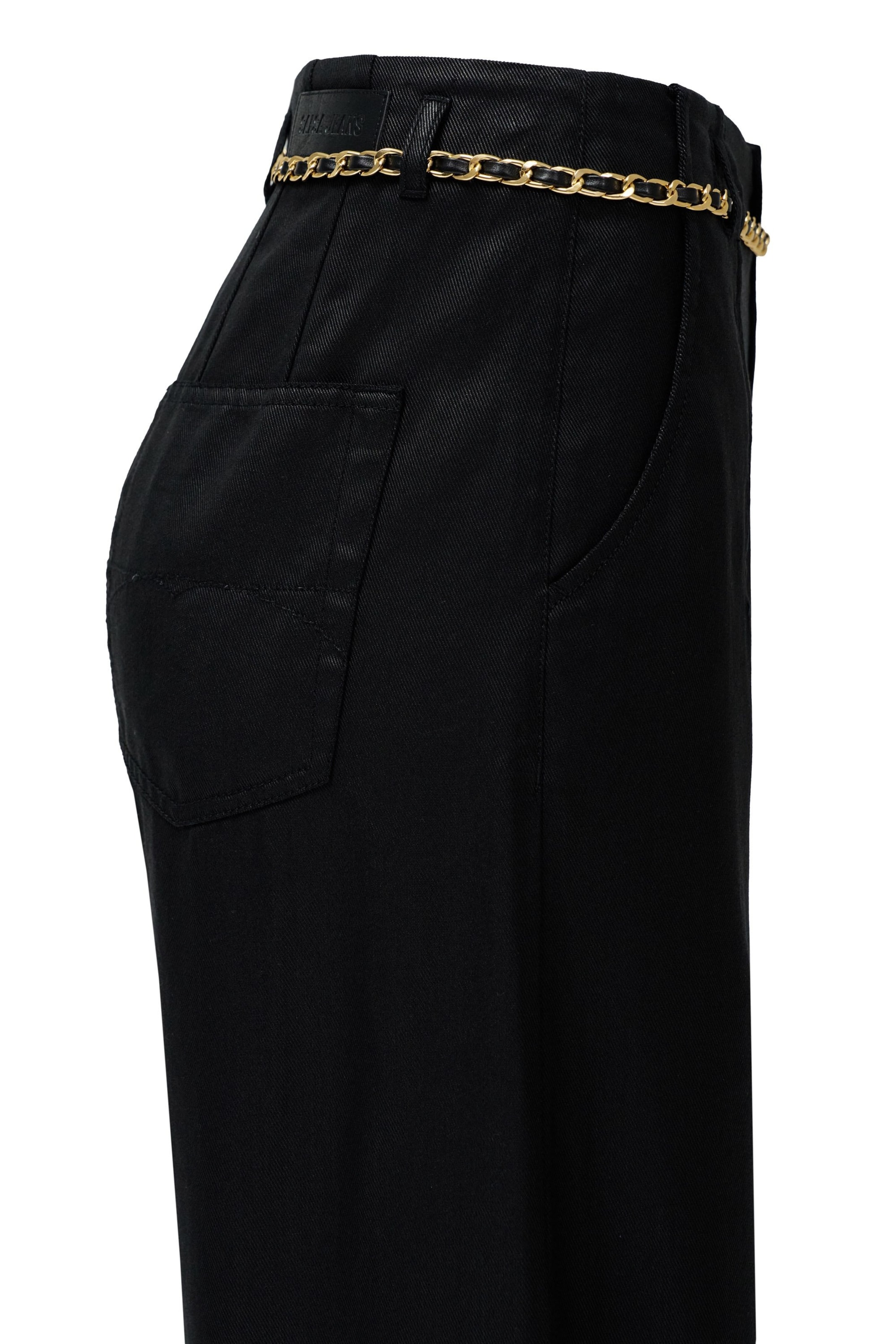 Salsa Jeans Loosefit Hosen Chino in Schwarz