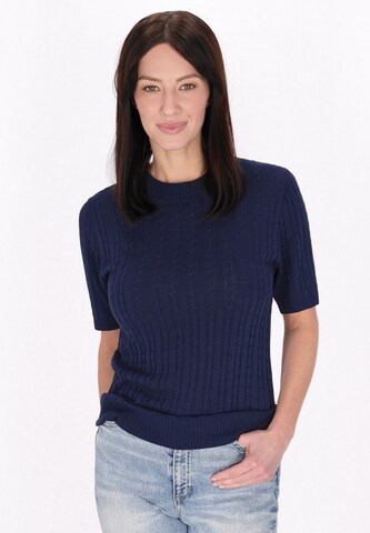 Pull-over 'Everyday Fashion' usha BLUE LABEL en bleu : devant
