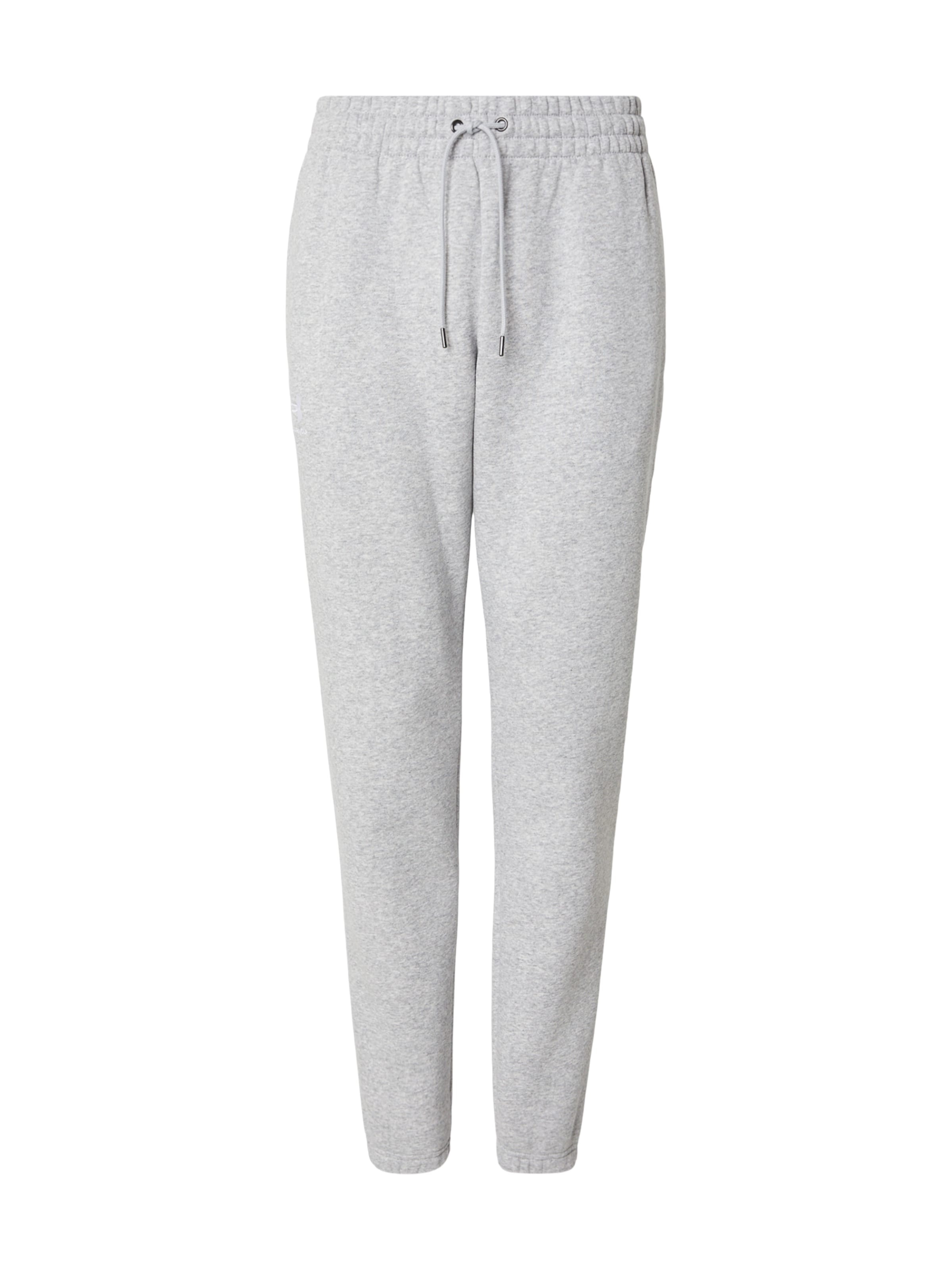 UNDER ARMOUR - Calças de desporto 'Essential' em cinzento: frente