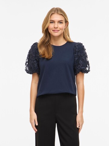 VILA Shirt 'Vonesca' in Blauw: voorkant