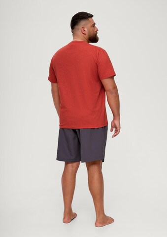 s.Oliver Men Big Sizes T-Shirt in Rot