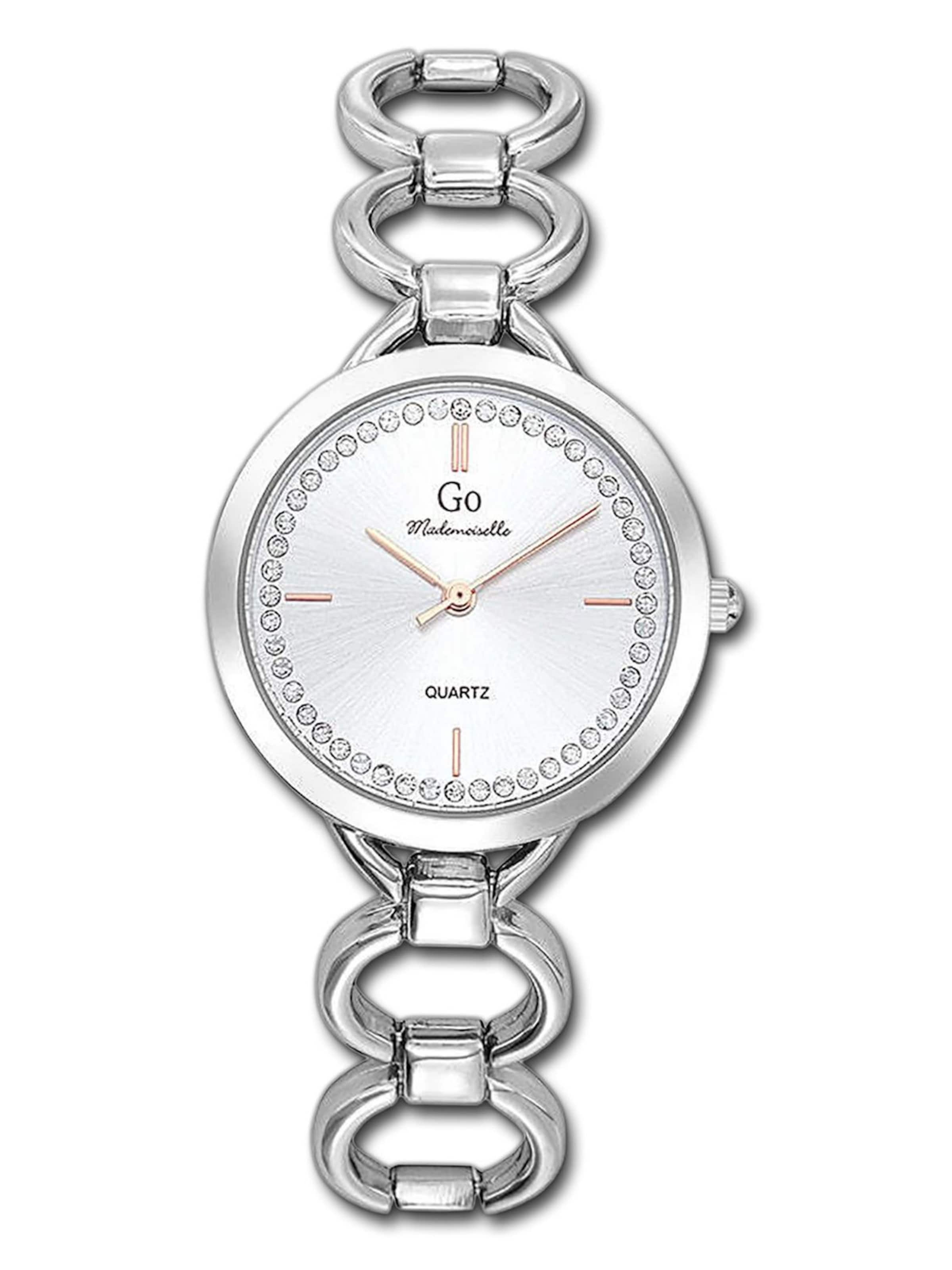 GO GirlOnly Analoguhr‌ in Silber: Vorderseite
