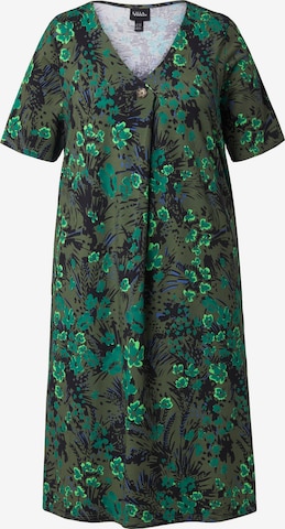 Ulla Popken - Vestido en verde: frente