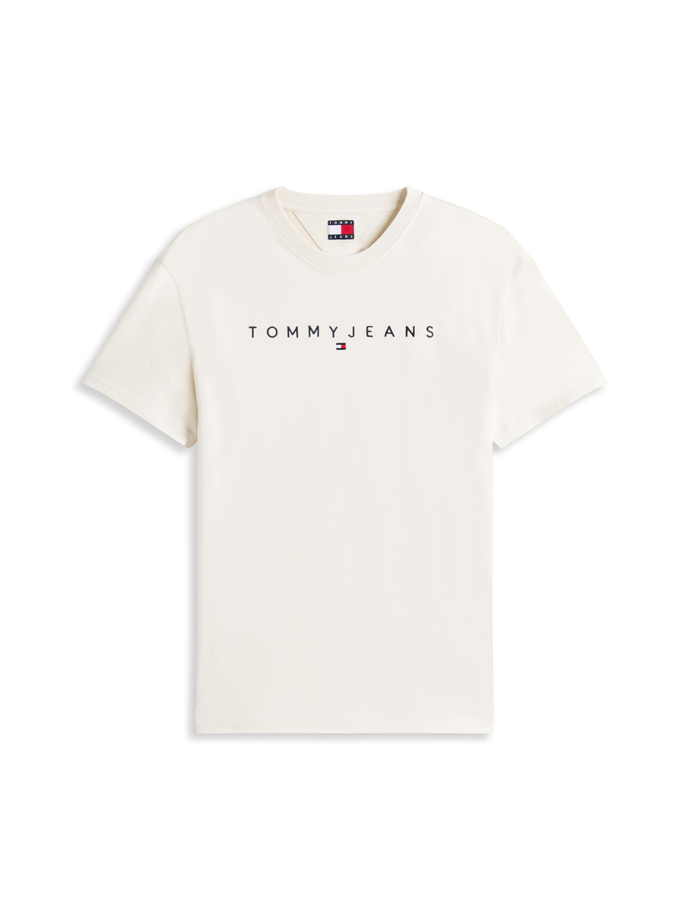 T-Shirt Tommy Jeans en beige : devant