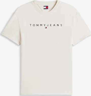 T-Shirt Tommy Jeans en beige : devant