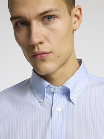 SELECTED - Ajuste regular Camisa en azul