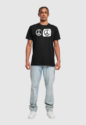 Merchcode Shirt 'Peace' in Schwarz