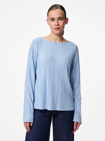 PIECES Bluse 'PCPammi' i blå: forside