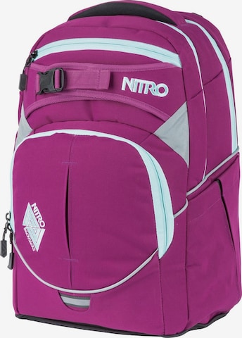NitroBags Rucksack 'Superhero' in Pink: Vorderseite
