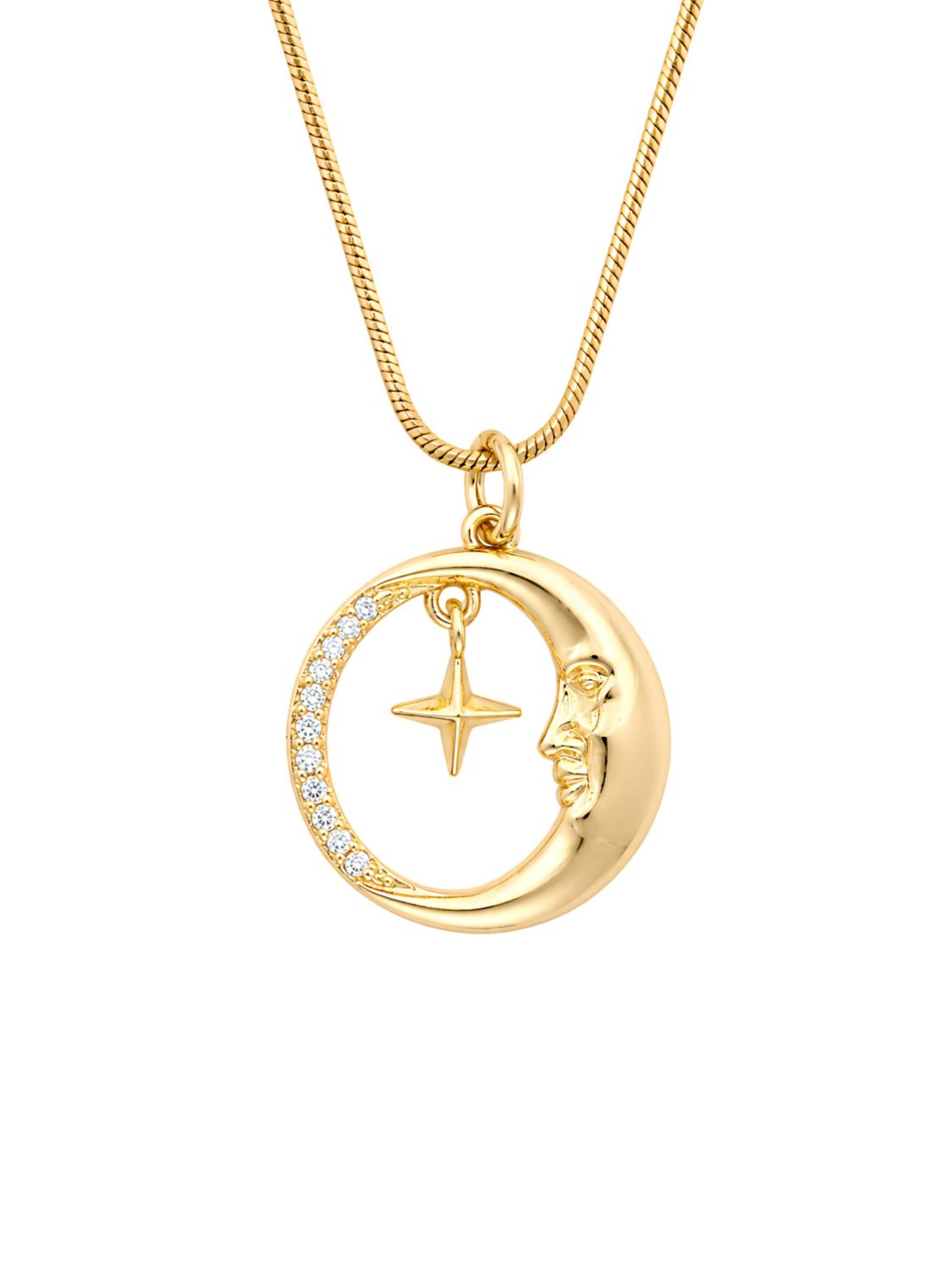 Fräulein Wunder - Cadena 'Luna' en oro