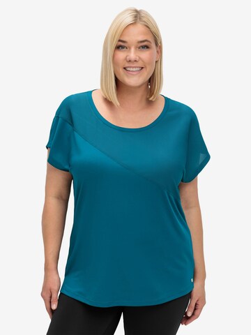 SHEEGO Functioneel shirt in Blauw: voorkant