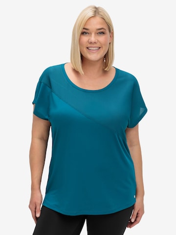 SHEEGO - Camiseta funcional en azul: frente