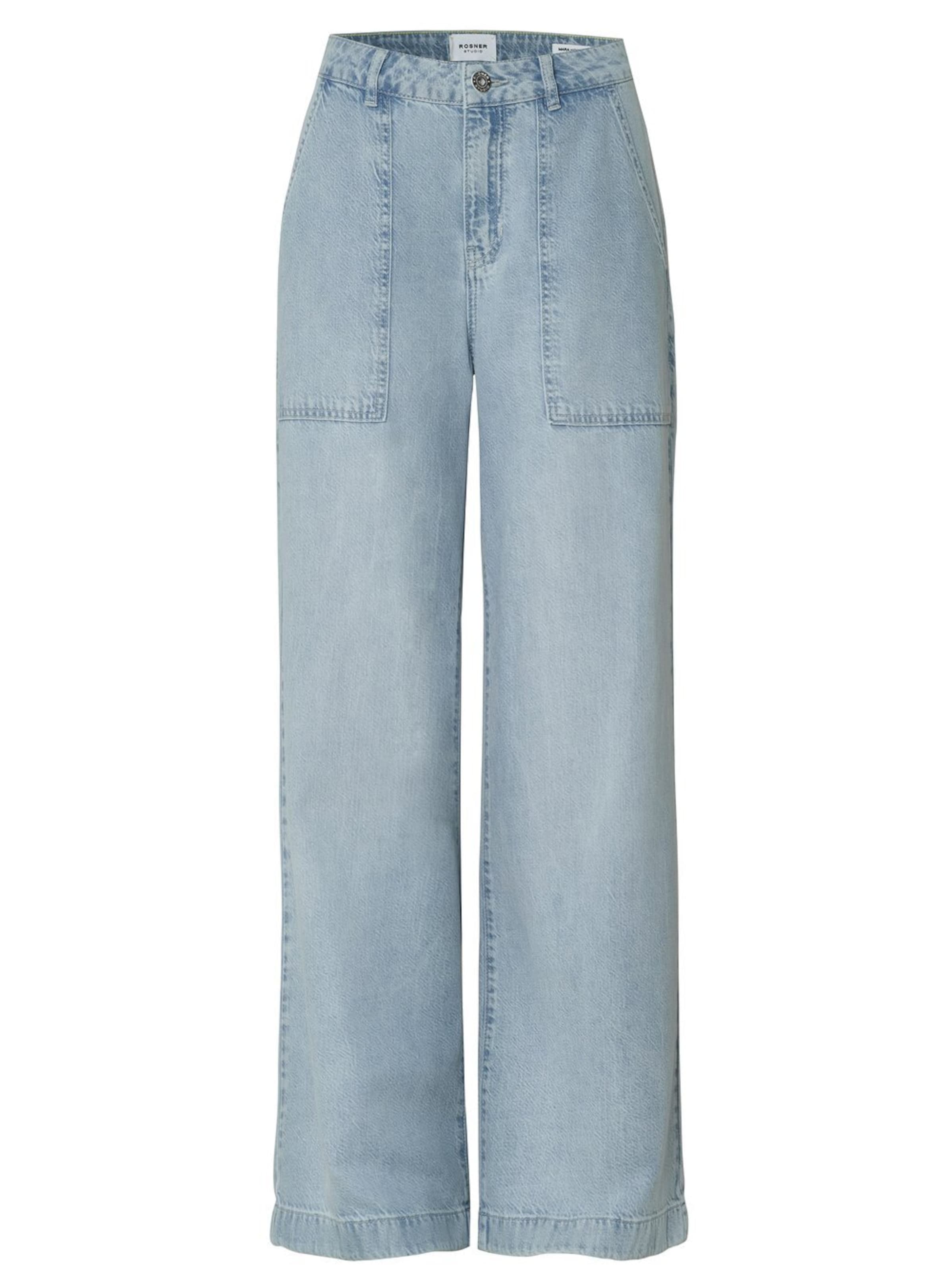 Rosner Wide Leg Jeans 'Mara' in Blau: Vorderseite