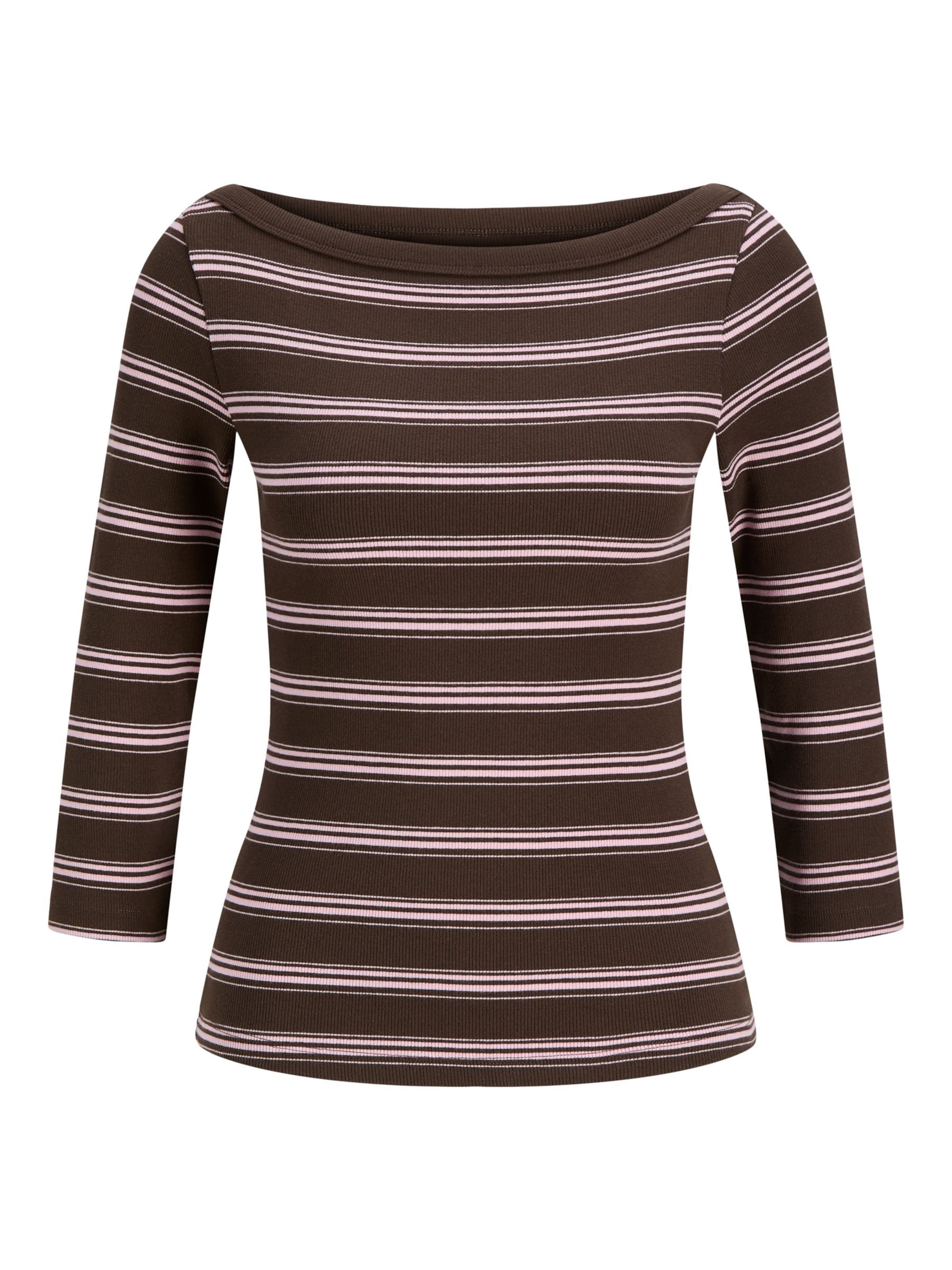 T-shirt 'JXFIFI' JJXX en marron : devant