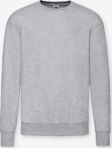 Felpa 'Crewneck sweatshirt' di FRUIT OF THE LOOM in grigio: frontale
