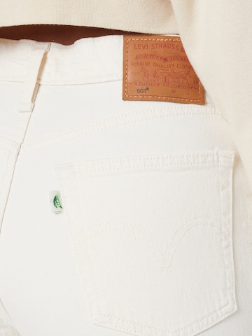 Regular Jean '501® Crop' LEVI'S ® en blanc