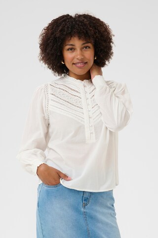 Cream Blouse 'CRAlina' in White: front
